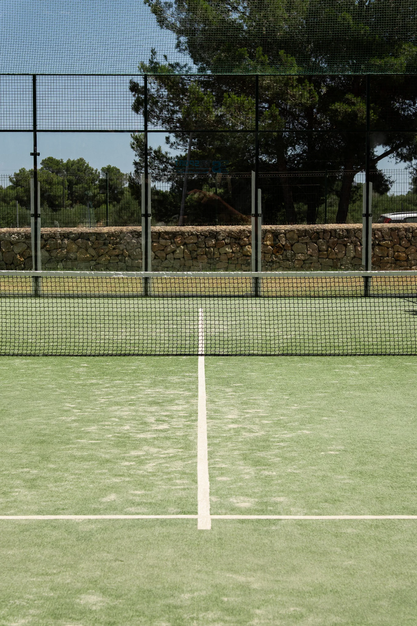 Padel court at Vell Mari Padel Club