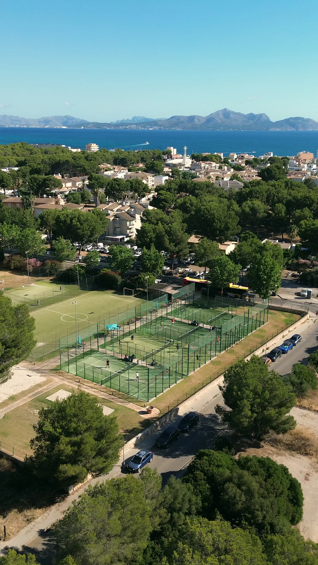 Aerial view of Vell Mari Padel Club